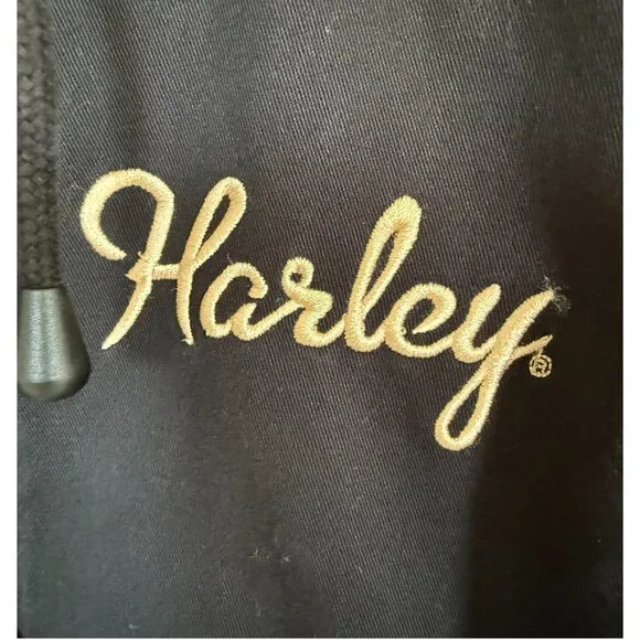 Harley-Davidson Women’s Black Jacket - Medium, Sherpa-Lined, Excellent Condition