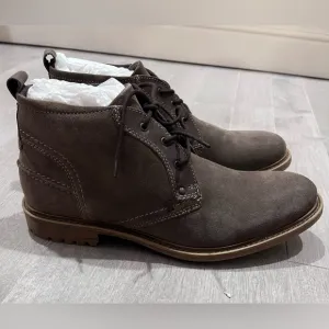 Hawke &amp; Co Leather Sand Suede Blue Interior Horace Men’s Ankle Boots M Size 11