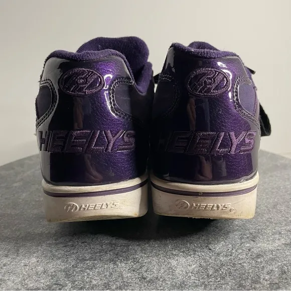 Heelys Purple High Top Sneakers With Heel Wheels