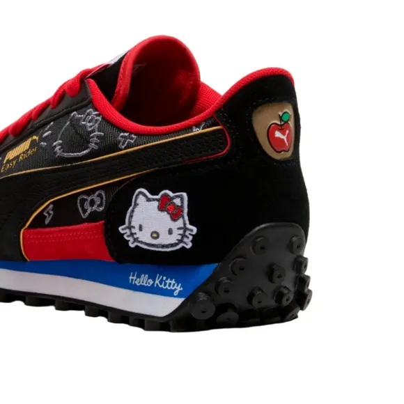 Hello Kitty X Puma Women's Easy Rider Goth Sneakers - Size 8