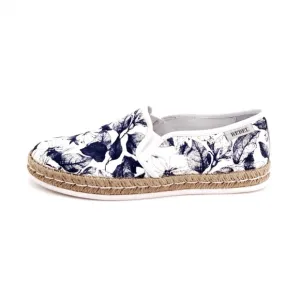 Hogan Rebel Blue Denim Espadrilles Luxury Shoes Sz 11