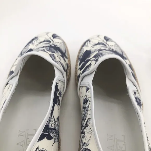 Hogan Rebel Blue Denim Espadrilles Luxury Shoes Sz 11