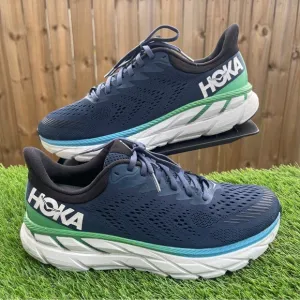HOKA ONE ONE Mens Clifton 7 men’s size 8.5 Blue