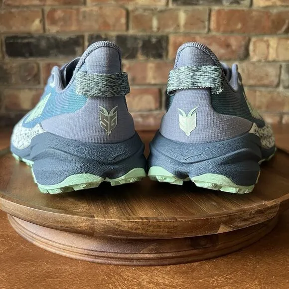 Hoka One One Speedgoat 6 Aqua Blue Trail Outdoor Shoe Sneakers Women's Size 8.5