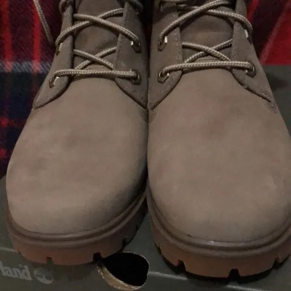 🎉HP🎉New In Box-Timberland”Jayne”Fleece/Fold/Down Nubuck Boots-Brown-7.5 Wmns