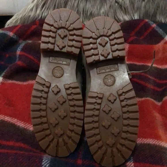🎉HP🎉New In Box-Timberland”Jayne”Fleece/Fold/Down Nubuck Boots-Brown-7.5 Wmns
