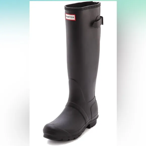 Hunter • Black Wellington Rain Boots