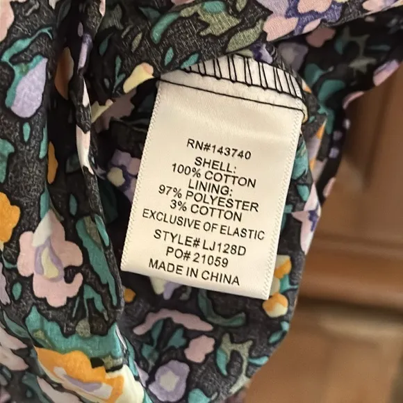 HYACINTH HOUSEBlack Multi Floral Smocked Samantha Midi Dress