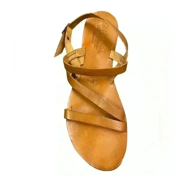 i lupi di toscana Made in Italy Leather Sandals Size 41
