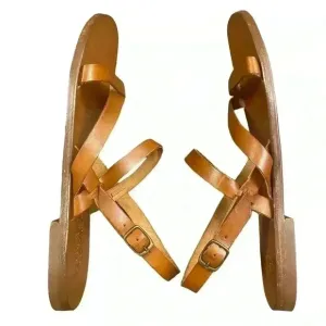 i lupi di toscana Made in Italy Leather Sandals Size 41