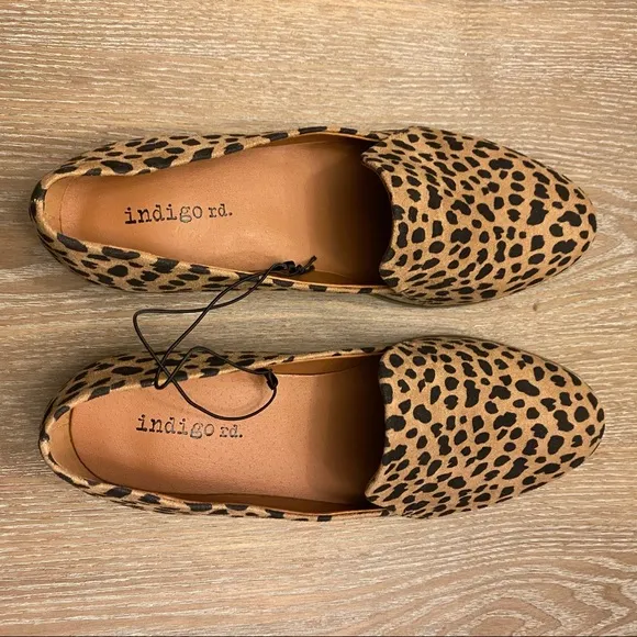 INDIGO RD. Hopeful Flat Leopard Print Loafer