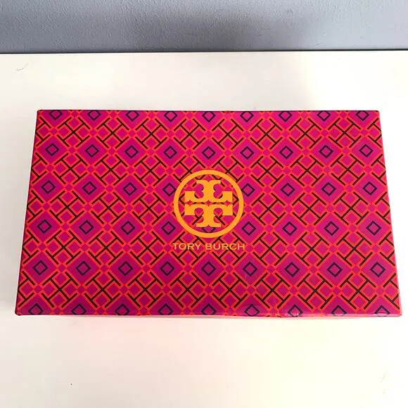 IOB Tory Burch Miller Cloud Metallic Sandals in Spark Gold Size 9 1/2