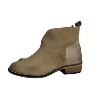 Ivylee Copenhagen Oprah Leather Suede Boots Pull On Booties Women’s 37 US 6