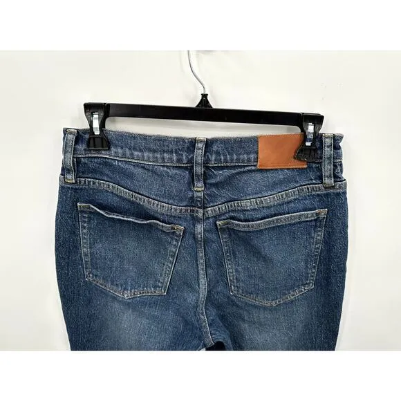 J. Crew 10&quot; demi-boot crop jean in Stone Street wash // 28