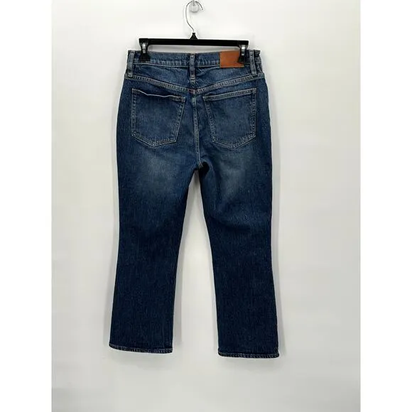 J. Crew 10&quot; demi-boot crop jean in Stone Street wash // 28