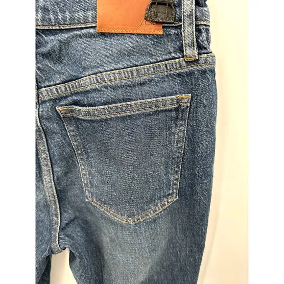 J. Crew 10&quot; demi-boot crop jean in Stone Street wash // 28