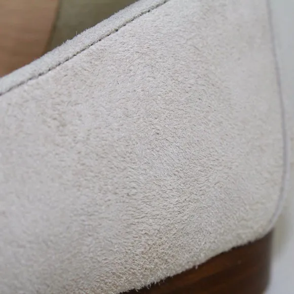 J. Crew Collection Made in Italy Ivory Suede Loafers