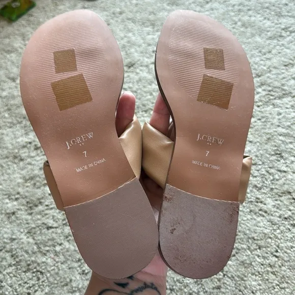J. Crew Factory Knotted Thong Sandals