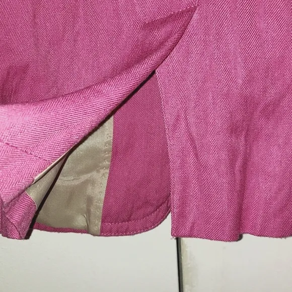 J. Crew Pink Schoolboy Style Design Preppy Lightweight Blazer Jacket Size 0