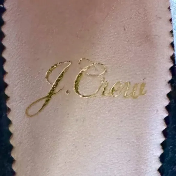 J. Crew Sally Calf Hair Leopard Print Double Strap Mary Jane Ballet Flats Size 6
