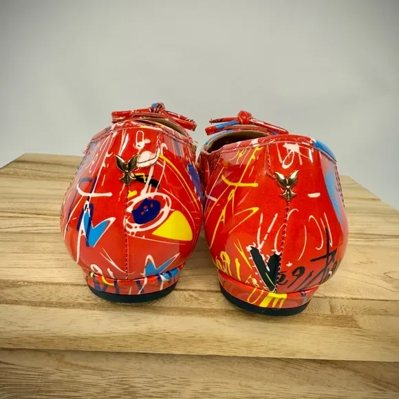 J. Renee EDIE Graffitti Multi Colored Flats
