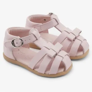 Jacadi Baby Girl Pink Leather Sandals - Size 7.5 (US) / 24 (EU)