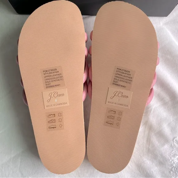J.Crew Pacific cushy strap sandals