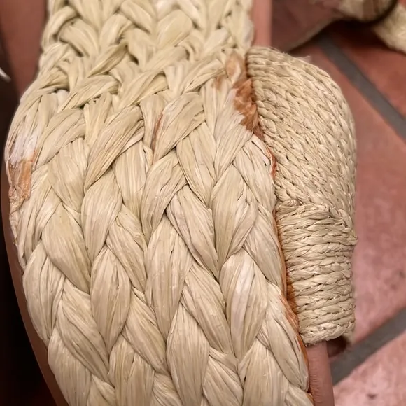 Jeffrey Campbell Straw Espadrilles Sz 39