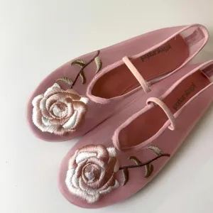 Jeffrey Campbell Swan Flower Mesh Flats Pink 7