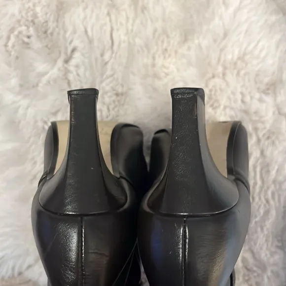Jennifer Gucci Tia Brown Leather Heeled Ankle Boots Sz 8