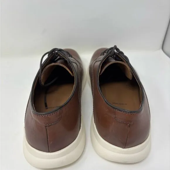 Johnston &amp; Murphy Holden Plain Toe Men's 9 Tan Oiled Full Grain‎ Comfort Loafer