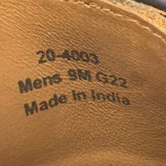 Johnston &amp; Murphy Holden Plain Toe Men's 9 Tan Oiled Full Grain‎ Comfort Loafer