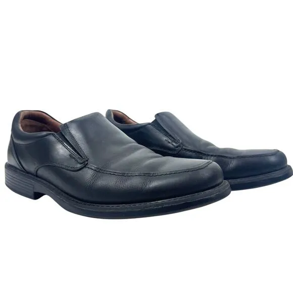 Johnston &amp; Murphy XC4 Stanton Moc Loafers Waterproof Leather Black Size 10