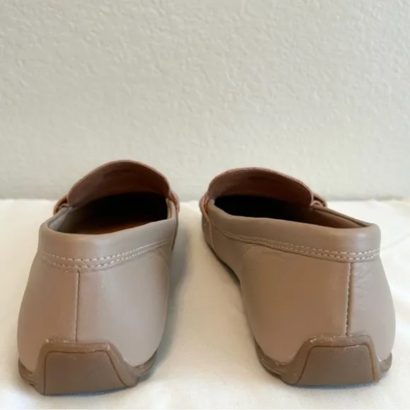 Joie Women’s Soft Leather Neutral Vintage Inspired Slip-on Loafers, Size 9