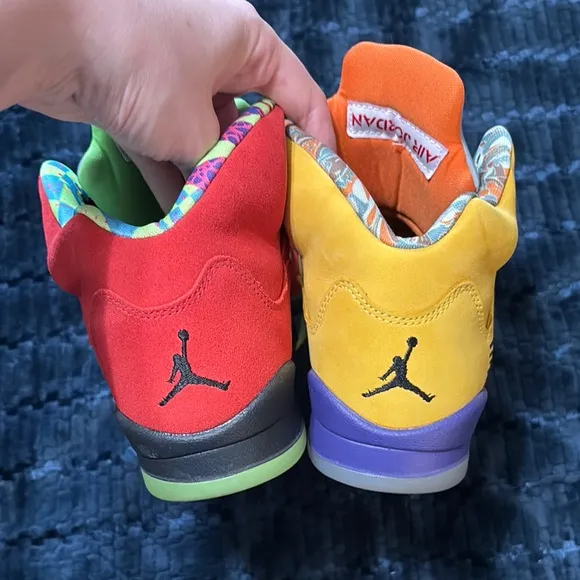Jordan Kids Sneakers - Red and Yellow