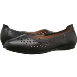 Josef Seibel Pippa Ballet Flat Womens Shoes‎ Size EU 40 US 9 Die Cut Black!!
