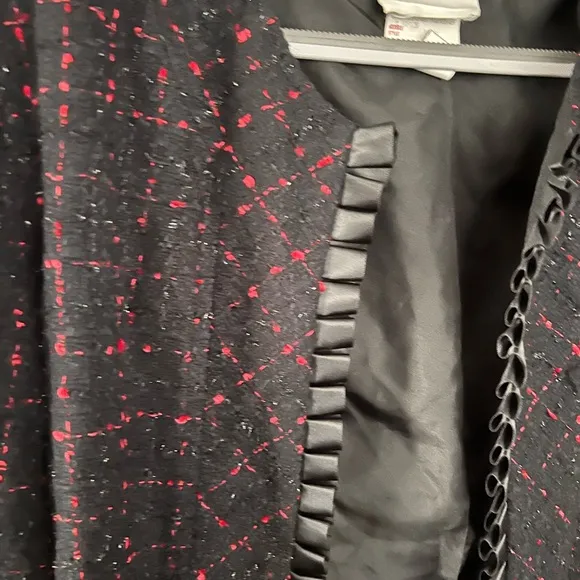 Joseph Ribkoff Black-Red Jacket