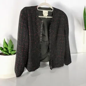 Joseph Ribkoff Black-Red Jacket