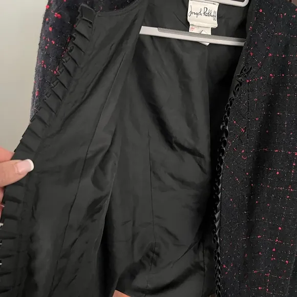 Joseph Ribkoff Black-Red Jacket
