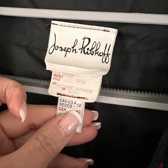 Joseph Ribkoff Black-Red Jacket