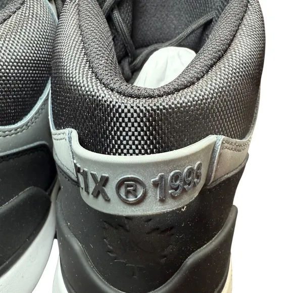K1X FTX RUN Hiking Boots Mens 10 Gray Black White Trail Mid Sneakers 1993 Logo