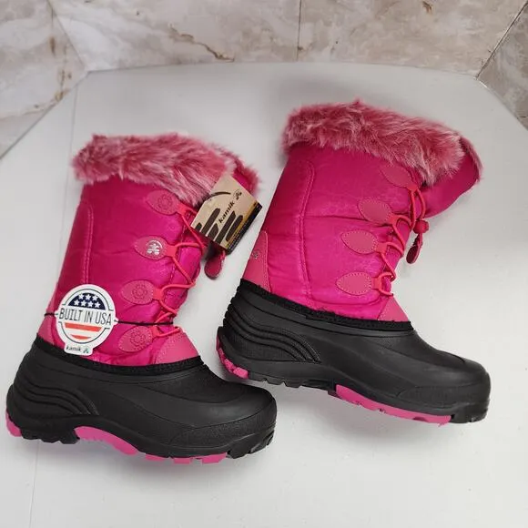 Kamik Boots Children Snow Gypsy in Fuscia Size 5 NWT