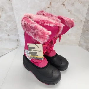 Kamik Boots Children Snow Gypsy in Fuscia Size 5 NWT