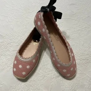 Kate Spade Knottingham Knit Espadrille in Flirty Rose/Optic White Size 6.5B