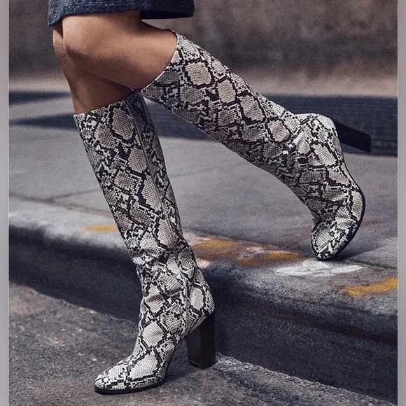 Kenneth Cole New York Womens Justin Knee-High Boots Multi 6.5 Medium NIB