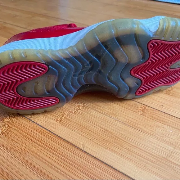 Kids Red Jordan 11 Retro Win like 96 Sneakers