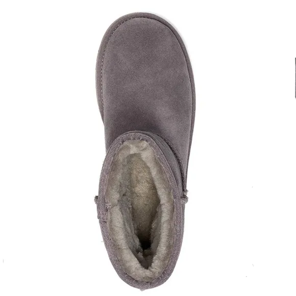 KOOLABURRA BY UGG KOOLA SHORT RABBIT GREY BOOTS - WOMEN'S
