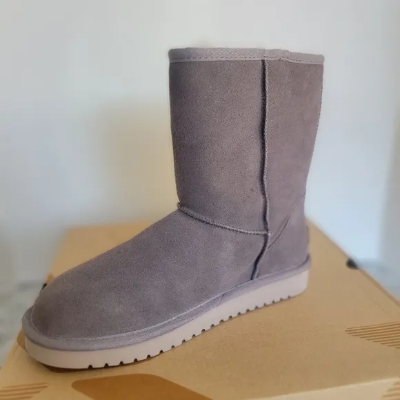 KOOLABURRA BY UGG KOOLA SHORT RABBIT GREY BOOTS - WOMEN'S
