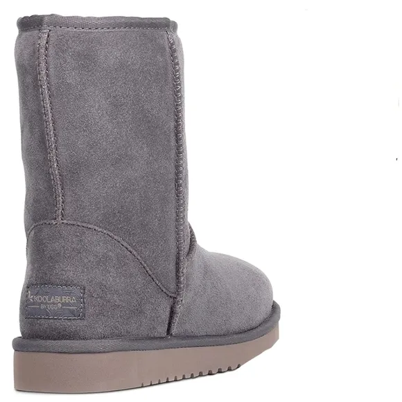KOOLABURRA BY UGG KOOLA SHORT RABBIT GREY BOOTS - WOMEN'S