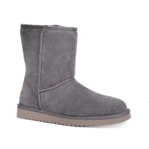 KOOLABURRA BY UGG KOOLA SHORT RABBIT GREY BOOTS - WOMEN'S